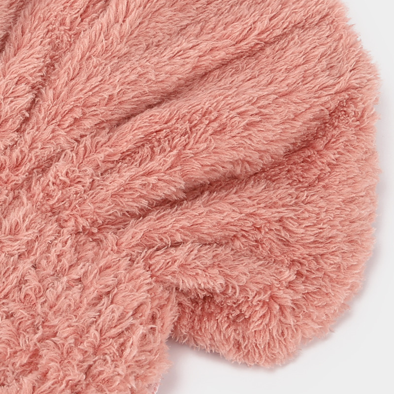 Puting hair-drying cap soft towel fast dryer wrap turban pink absorbent Coral Velvet Quick-drying spa bath tool