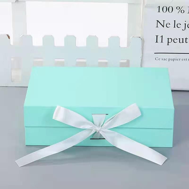 Custom Logo Printing Cardboard Wig Hair Packaging Magnetic Box, China Manufacturer Wholesale Paper Gift Box with Ribbon