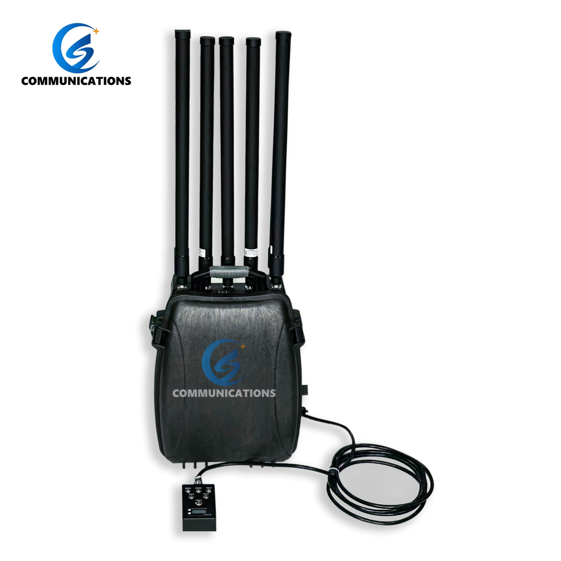 900MHz 1.2G 1.5G 2.4G 5.2G 5.8G Drone Signal Detector Defense System With 6 Antennas