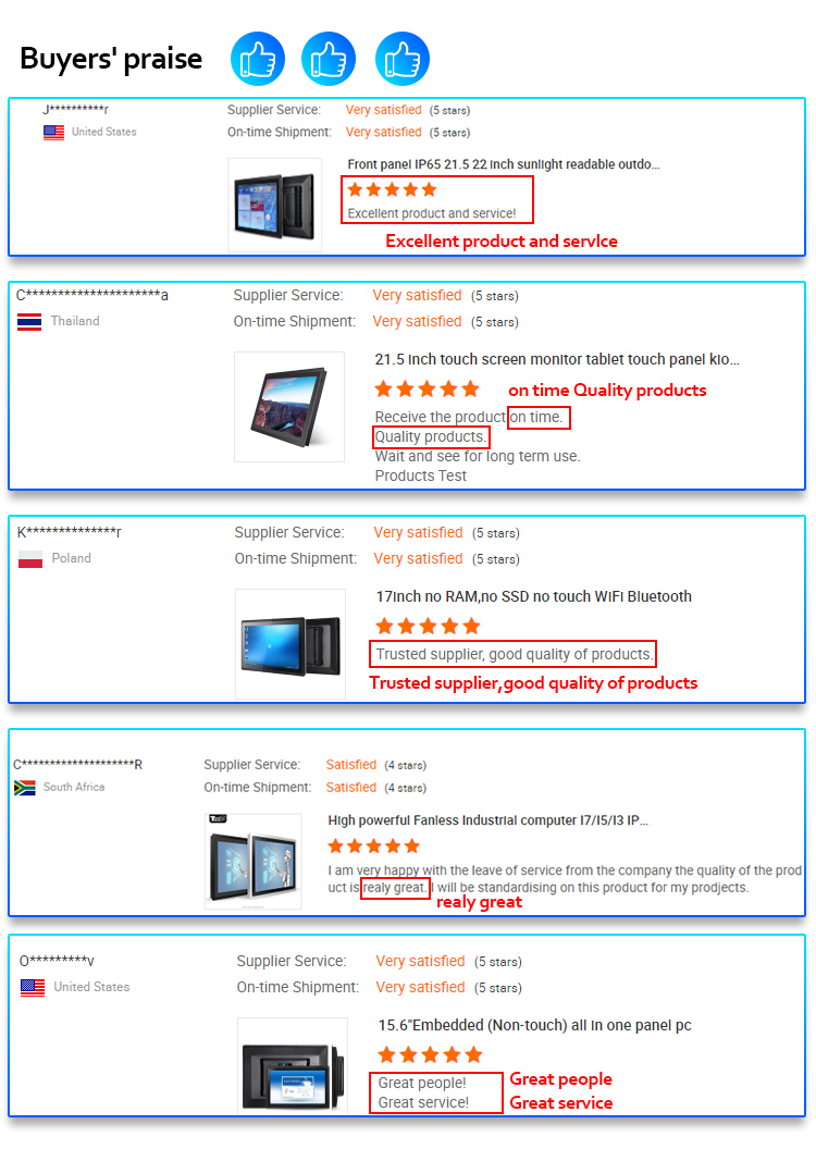 10.1 Inch Touch Screen Panel PC with Inter J1900 Processor and Industrial Grade Design