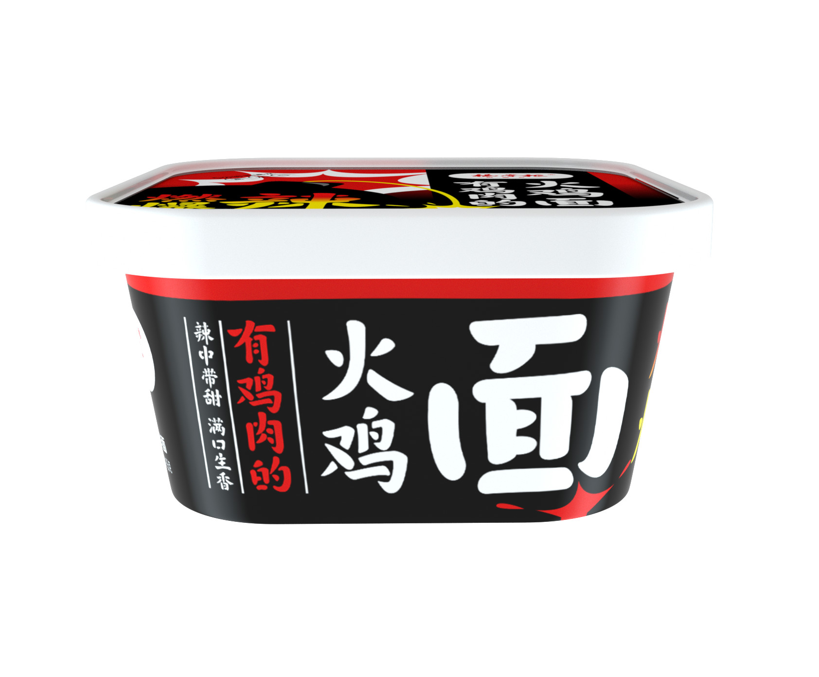Korean Instant Noodles With Hot Chicken Flavor OEM Korean Chicken Noodles 154g*12