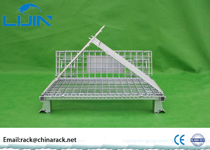 Industrial galvanized wire mesh storage cage 1200 * 1000 * 890mm