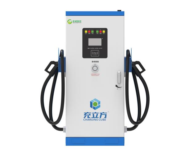 120KW Integrated Dual-Gun DC Electric Vehicle Charging Pile / Electric Vehicle