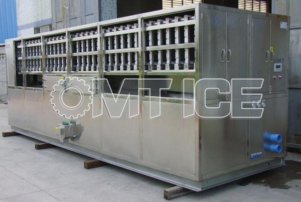 High Efficiency Commercial Ice Cube Maker 4000kg 24hrs Easy Cleaning