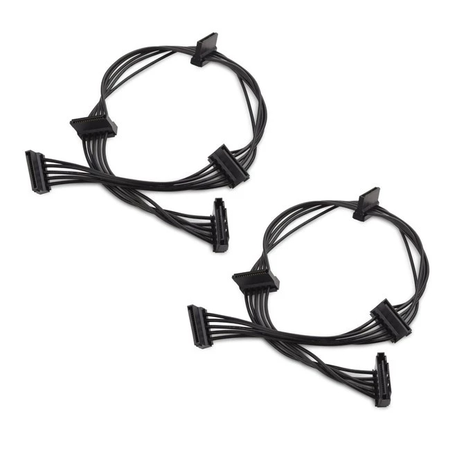 PSU Cable Kit 24pin ATX 8pin PCI-E 8pin To 6+2 To 6+2 6pin PCI-E To 2 * Large 4P Puncture To Small 4P soft silicone cable