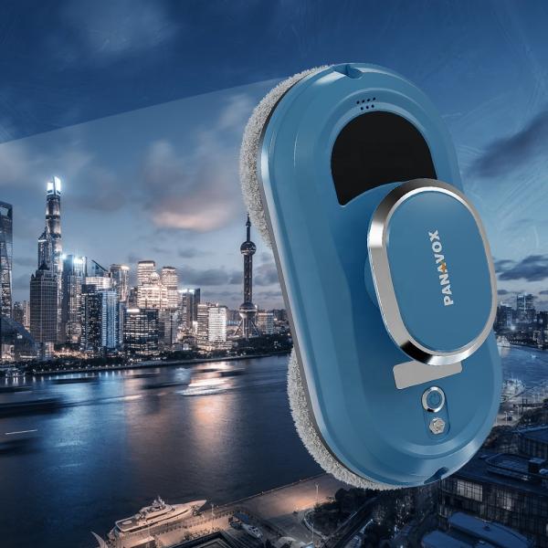 24V App-Controlled Glass Cleaner Vacuum Machine for Indoor/Outdoor Window