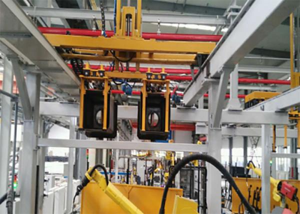 High Speed Automatic Welding Production Line For Sports Equipment 1000*1000