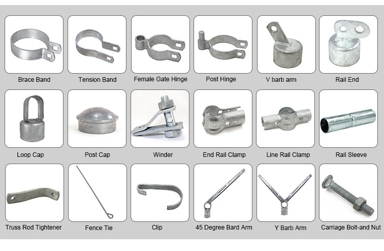 Length 20m Chain Link Wire Fence , PVC Coated Temporary Diamond Mesh Fencing