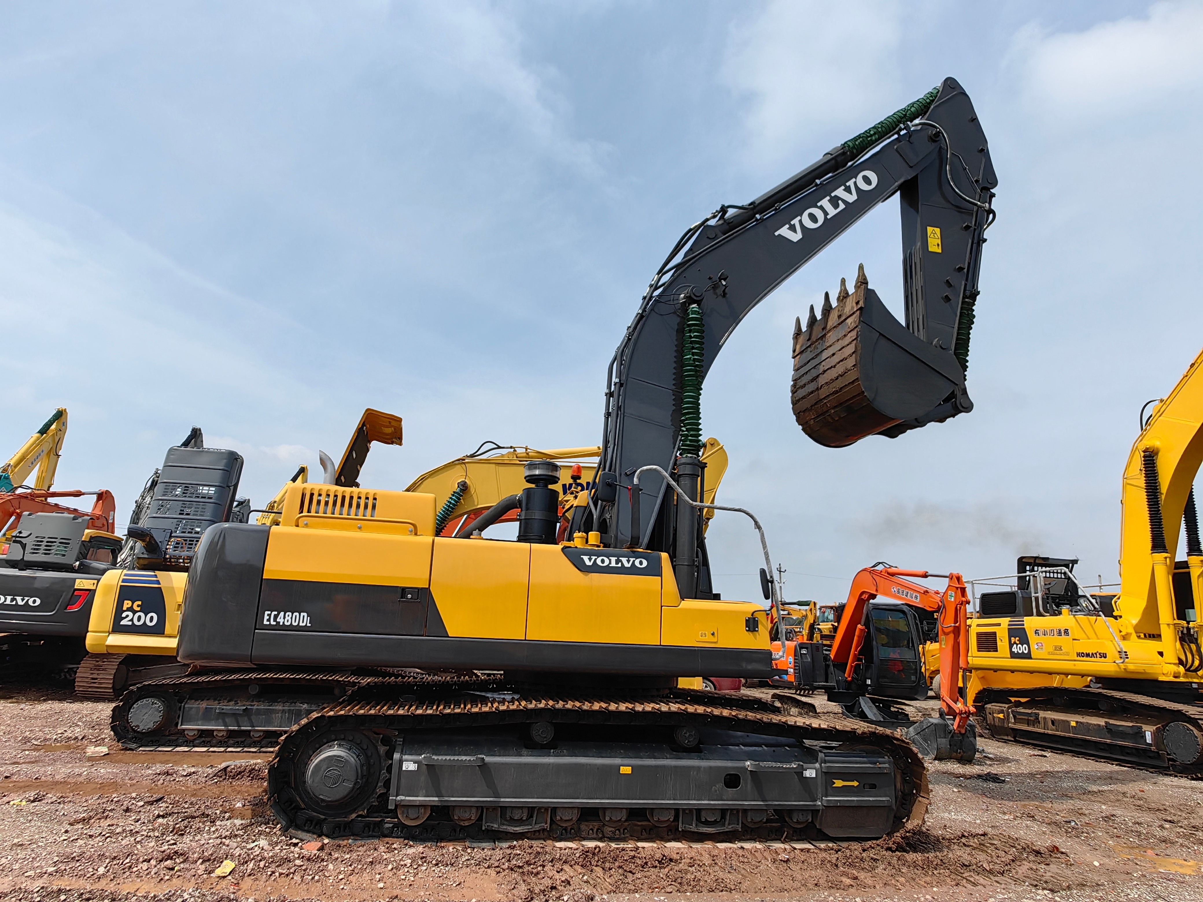 Used Heavy Volvo Ec480dl Earth Moving Excavator Second Hand 48Ton Machinery