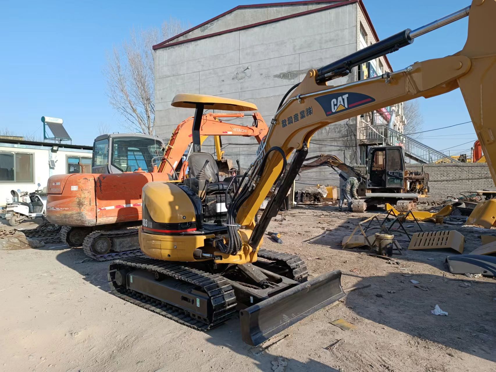 Used Cat Mini Crawler Excavator CAT307 3078 For Sale