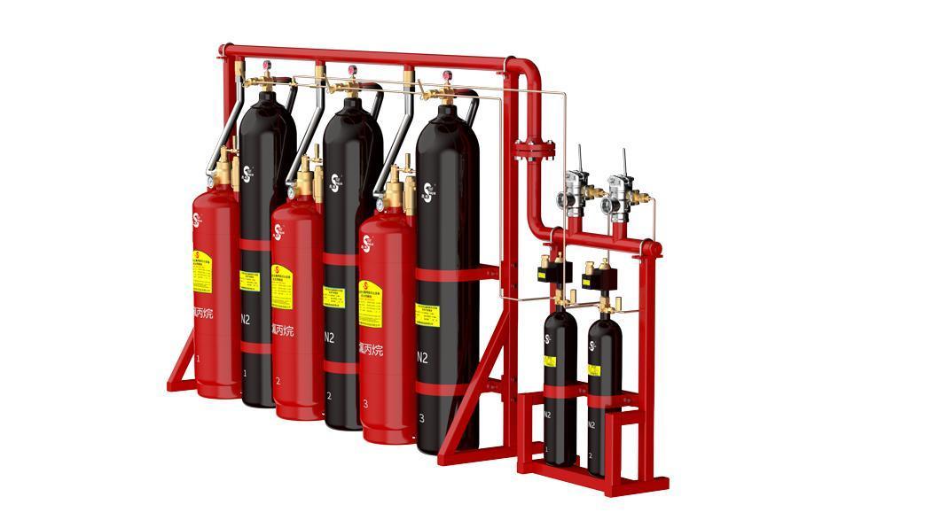 Marine & Land FM 200 Gas Fire Extinguishing System Portable Extinguisher for FM200 Suppression