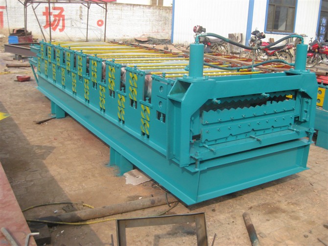 Building Material Double Layer Colored Steel Corrugated Sheet Rolling Machinary