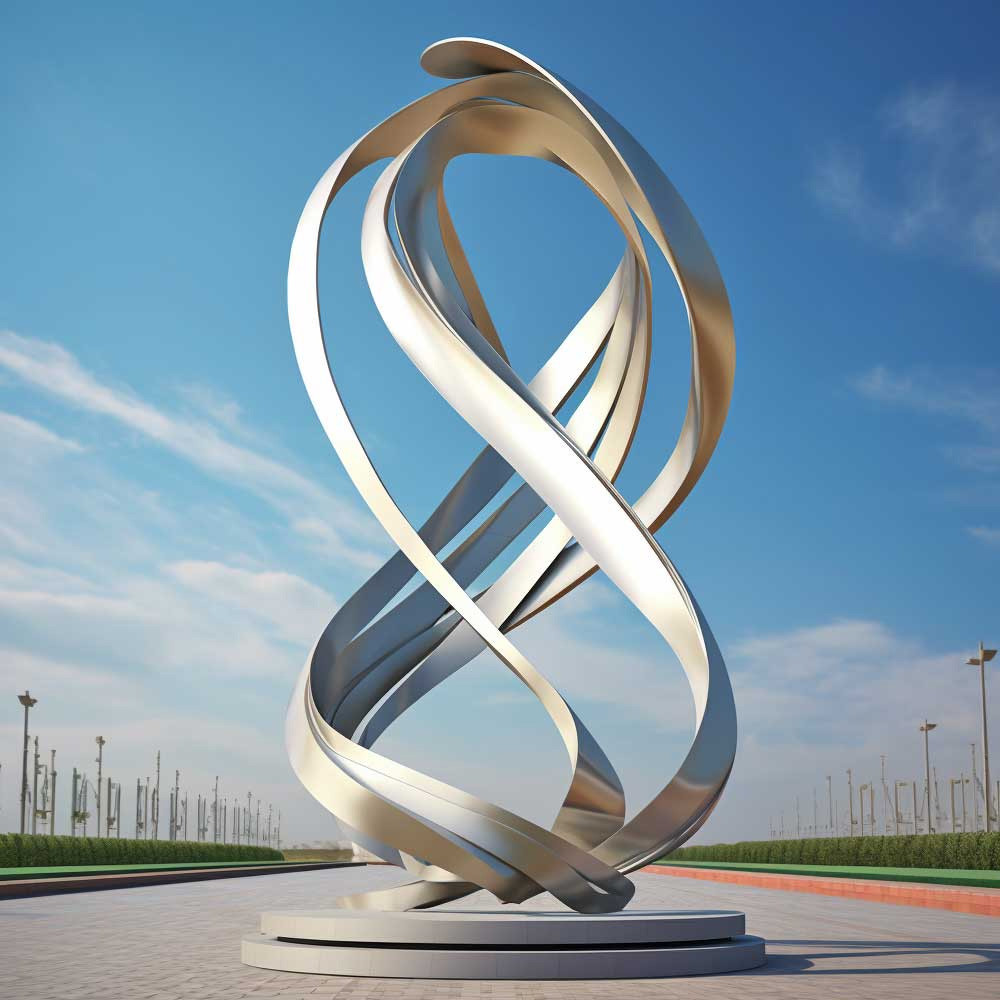 Metal Gift Stainless Steel Rose Sculpture For Weddings & Anniversaries
