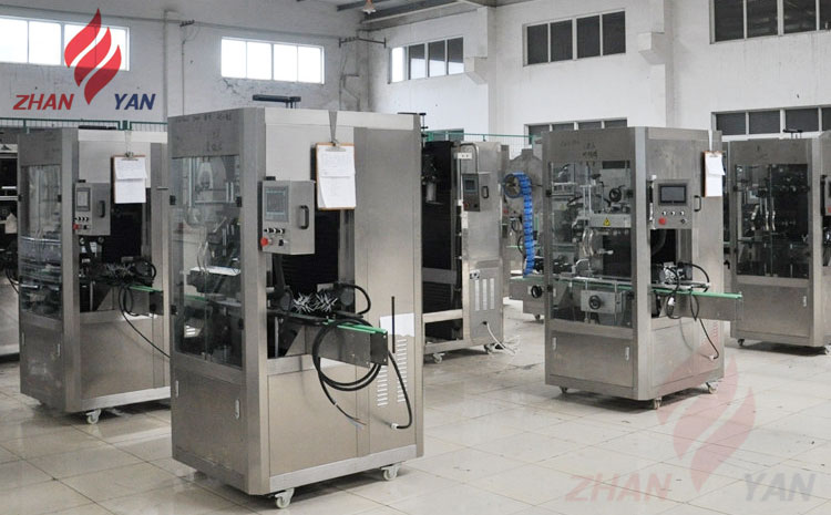 Flat Bottle Labeling Machine , Automatic Bottle Packing Machine 600kg