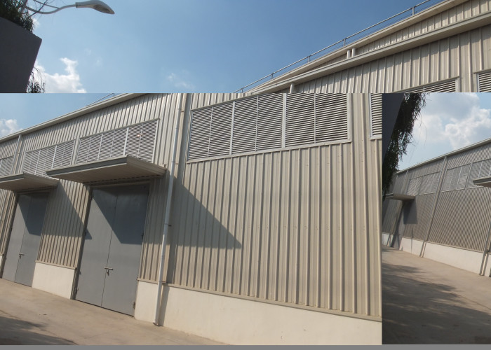 EPS Wall Prefabricated Q345b Steel Structure Workshop
