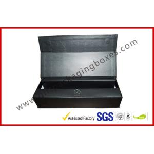Black Curlers Electronics Packaging Boxes , Coated Paper Packaging Box With