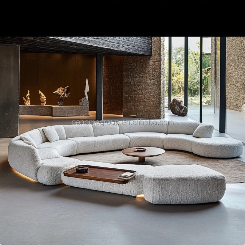 Minimalist Living Room Sofa Italian Fashion Design For Relaxation And Comfort In Leisure