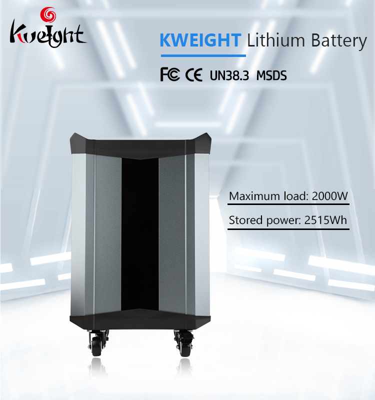 All-in-one Portable Energy Storage Max 2000w for Home Solar Storage Backup Off-grid Home Battery Station 2515Wh