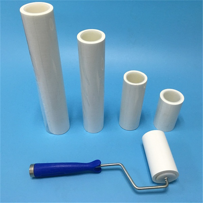 12 Inch Dust Remover Roller Cleanroom Sticky Roller PE For Cleanroom Lint Sticking