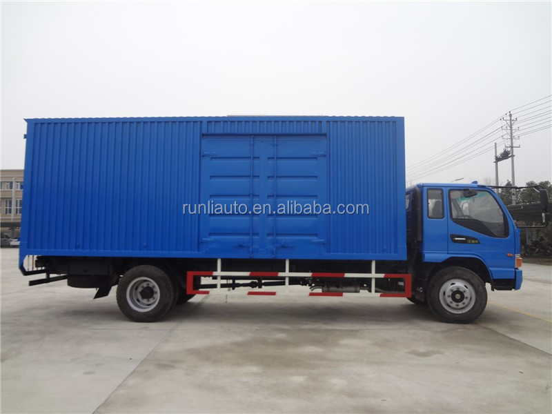 China JAC 4x2 5 Tons 7 Tons Cargo Van Truck Euro 3 Light Duty 80km/h