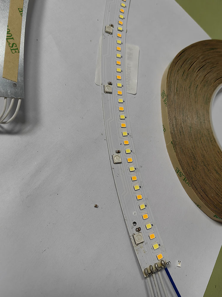 3CCT-RGB Ceiling fan light ,can do any size according to your requirement