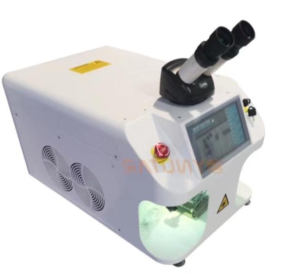 Precision Jewelry Laser Welding Machine With 0.2-2mm Laser Spot Diameter 0.01mm
