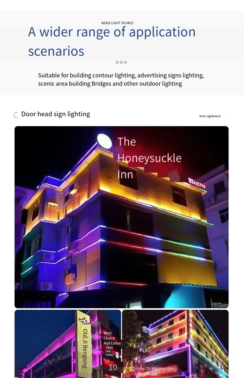 Dmx512 Architectural Wall Wash Lights Outdoor Working Light DC12V 36W RGB