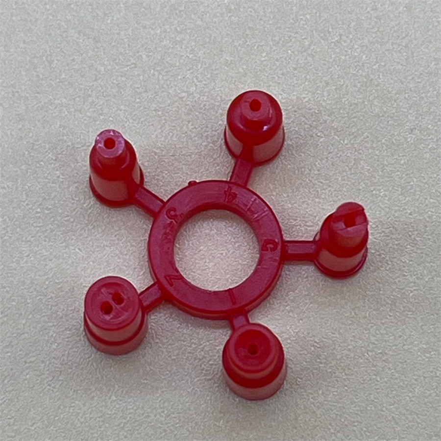 Red - Adapted Lighter Gas Valve for BBQ - High - Flow Version