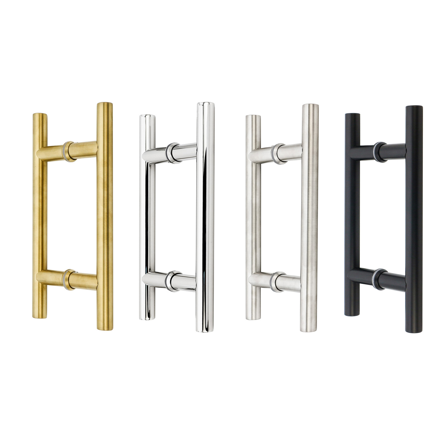 Factory direct sales sss shower glass door handle customized H-shaped glass door handle