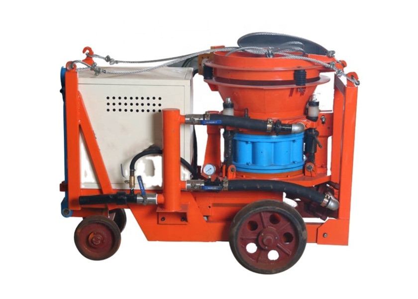 Air Driven Concrete Spraying Machine 6m3/H Underground Shotcrete Sprayer