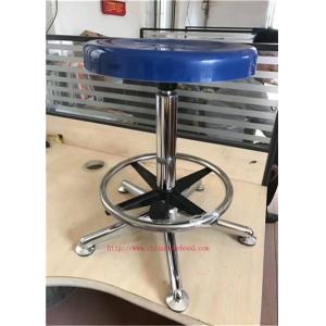 Steel Back Frame Lab Chairs And Stools , Customized Made Revolving Lab Bench