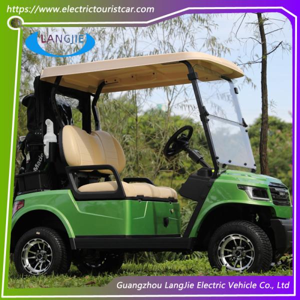 Safety Electric Golf Buggy 2 Seater Electric Car AC Motor With Free Maintain