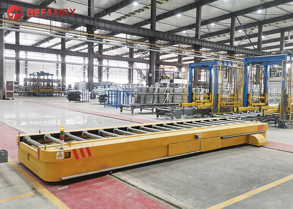 Automatic Rail Guided Vehicle With Roller