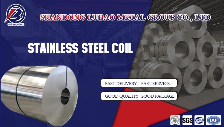 301 304 316 410 BA 2B NO1 Stainless Steel Coil for Package Weight 2-6 Ton Per Coil and GS Certificate
