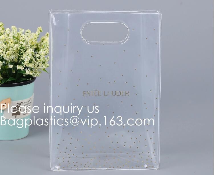 Stadium Approved Environmentally New Clear Tote PVC Shoulder Transparent Shopping Bag,Recycled Clear Pvc Shopping Tote B