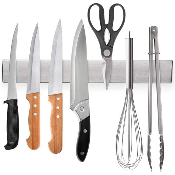 12 Inch Magnetic Knife Strip Logo Silk Printing or Laser Metal Magnetic Wall
