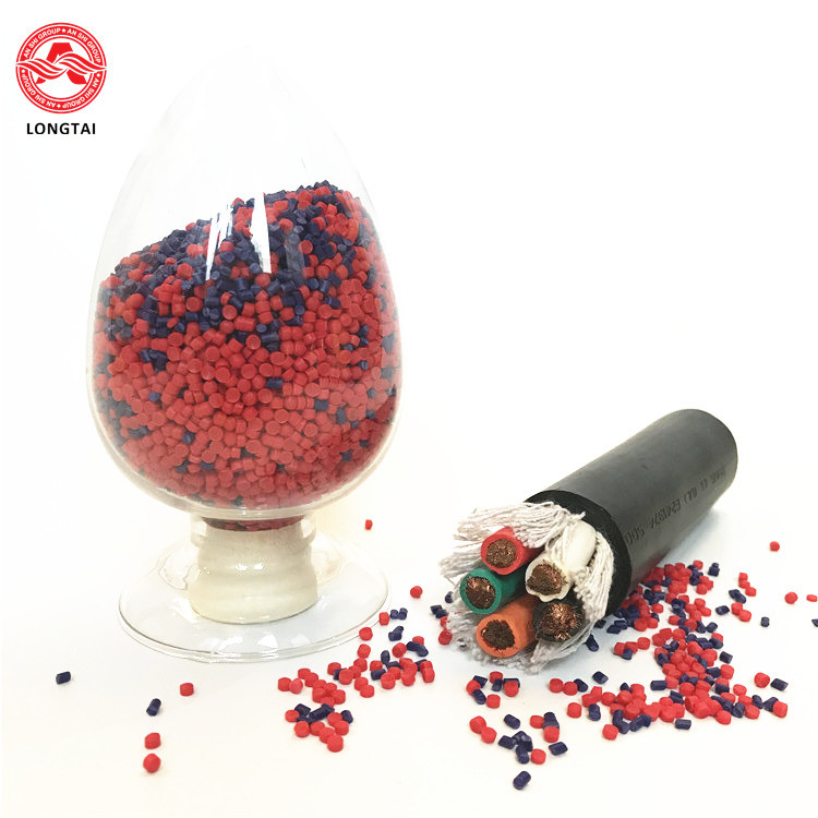Environment Friendly ShoreA 85 1.45g/Cm3 PVC Compound Thermoplastic for cables