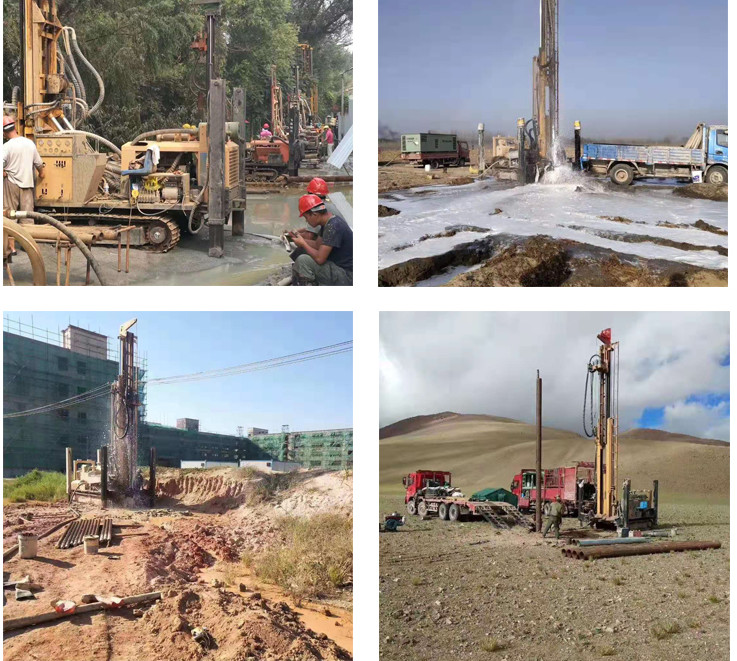 Efficient Hydraulic Crawler Mounted Drill Rig 17/18 Air Compressor 120-200mm Hole Drilling Depth