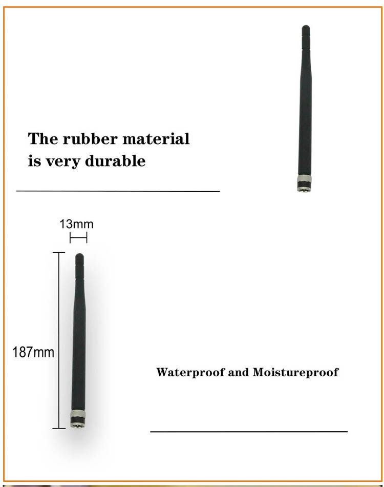 27.205MHz 50km Range Car Walkie Talkie Antenna With BNC Type Connector