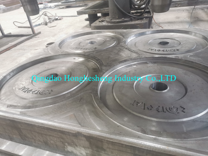 55*55cm 50T Long Life Rubber Tile Vulcanizing Press Machine With Mould