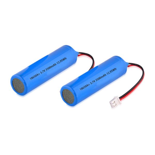 Custom 3.7V 3500mAh Li-ion 18650 Rechargeable Battery with Socket for Kids Toys