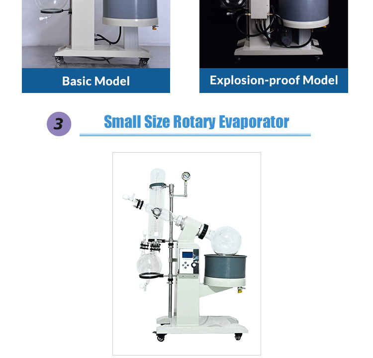 ISO LCD Control Panel 2KW Lab Rotary Evaporator