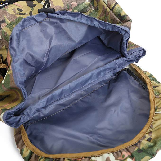 75L Adjustable Woodland Camo Tactical Backpack High Density CE ISO