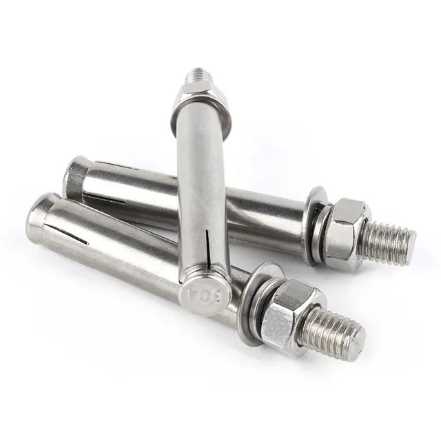 Galvanized Stainless Steel Expansion Anchor Bolts Mechanical Bolt Double Sleeve