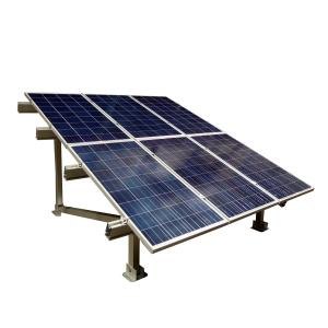 Al6005-T5 Solar Panel Ground Mounting Frames Free Standing Customized