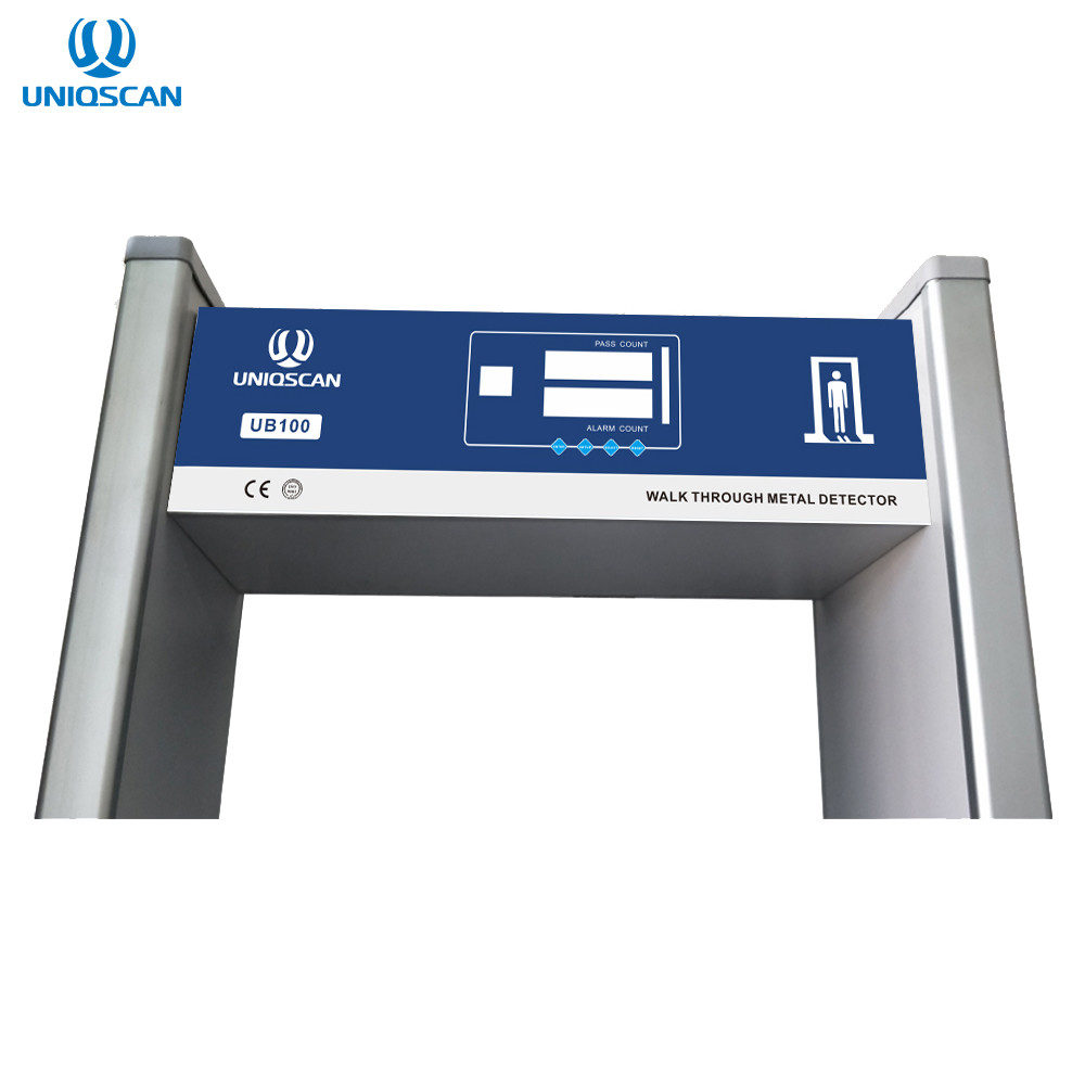 Single Zone 100 Sensitivity 4KHZ Door Frame Metal Detector Gate