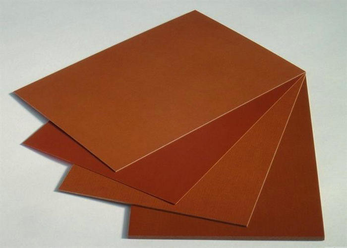 Brown Smooth Surface Colored Plastic Sheet / Phenolic Cotton Sheet Heat - Resistant