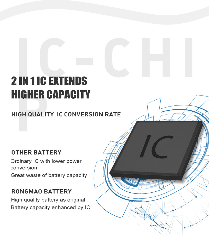 3.82V - 4.35V Iphone 8 Replacement Battery Over 500 Times Cycle Times