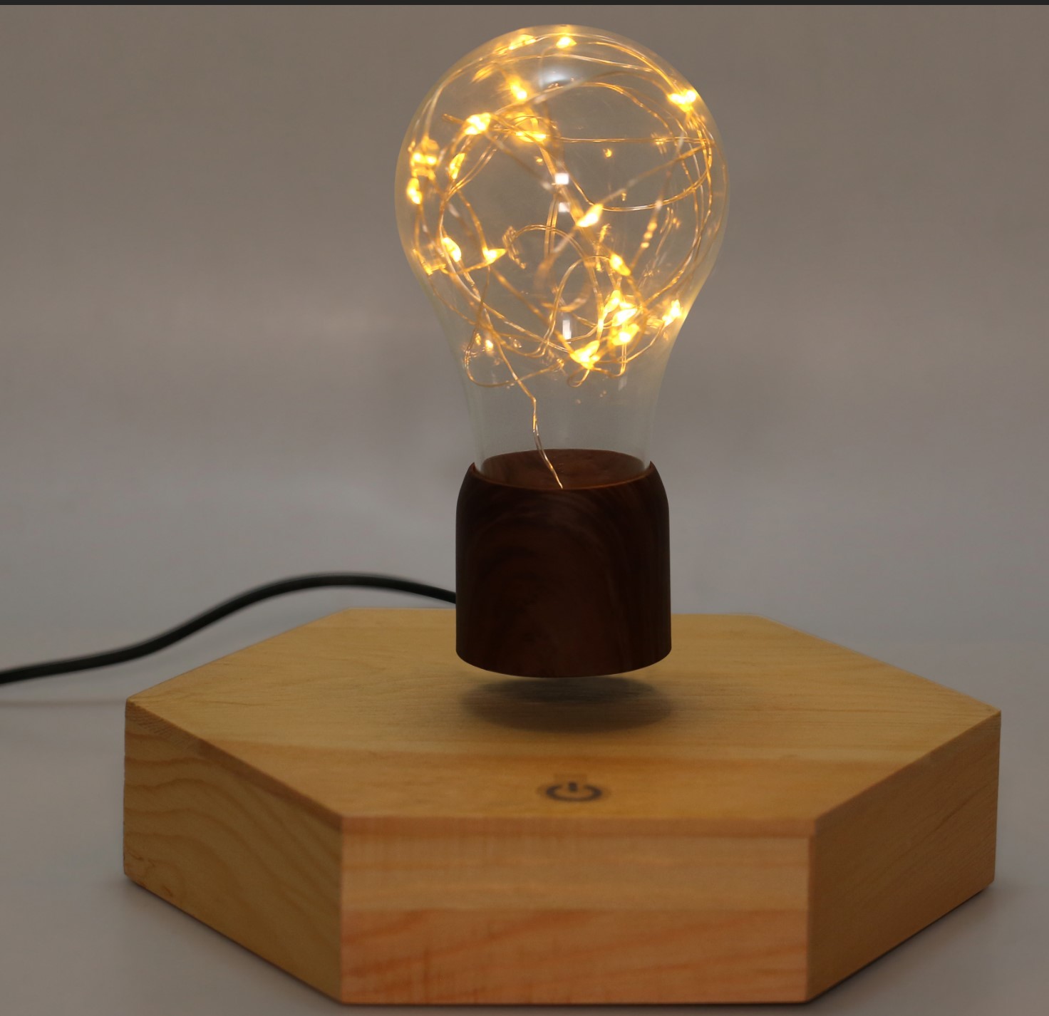 octagon magnetic levitation FLOATING wireless lamp bulb night light