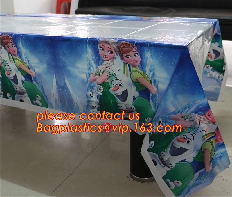 WHOLESALE DISPOSABLE PE PRINTED POLKA DOTS PARTY TABLE CLOTH, TABLE COVER,1PCS/BAG,600BAGS/CTN,SEASONAL PACKAGING TPU EV
